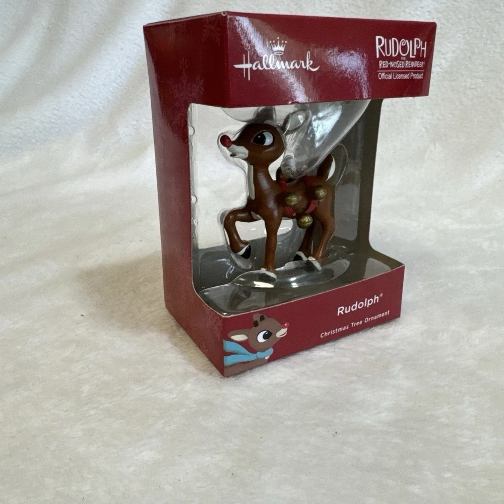 Hallmark Rudolph the Red-Nosed Reindeer Christmas Tree Ornament 2HCM4039 Brown